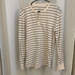 GAP Lived In Henley Tunic Shirt - Medium